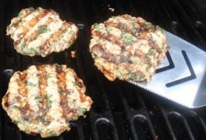 grilled salmon burgers
